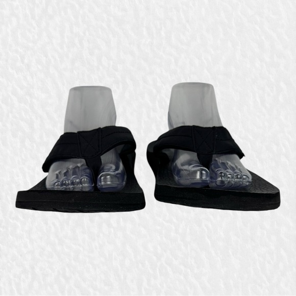 Sanuk Beer Cozy 2 Flip Flops Mens Size 13 Black Soft Squishy Memory Foam Sandals - Picture 5 of 9